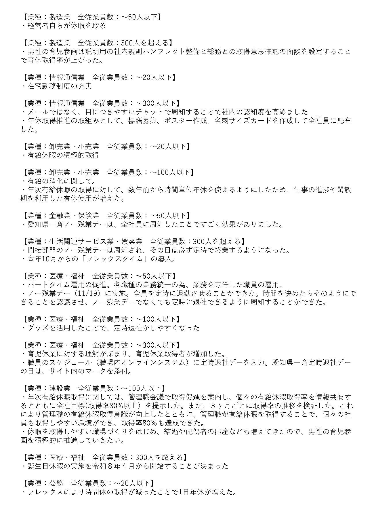 アンケート集計結果7