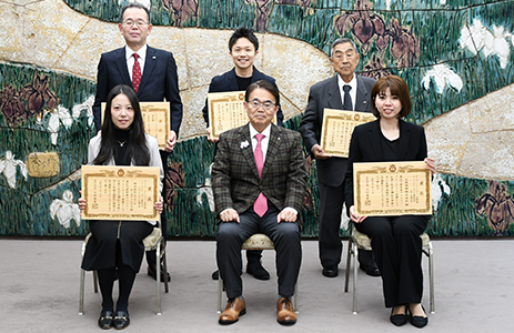 表彰企業集合写真