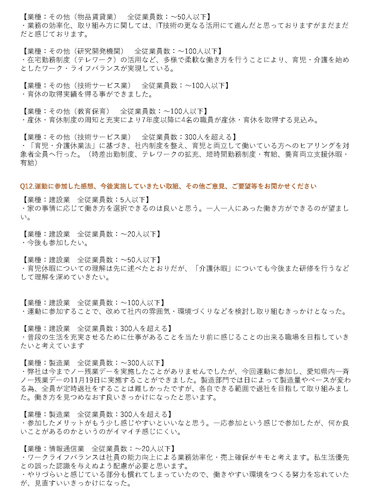 アンケート集計結果8